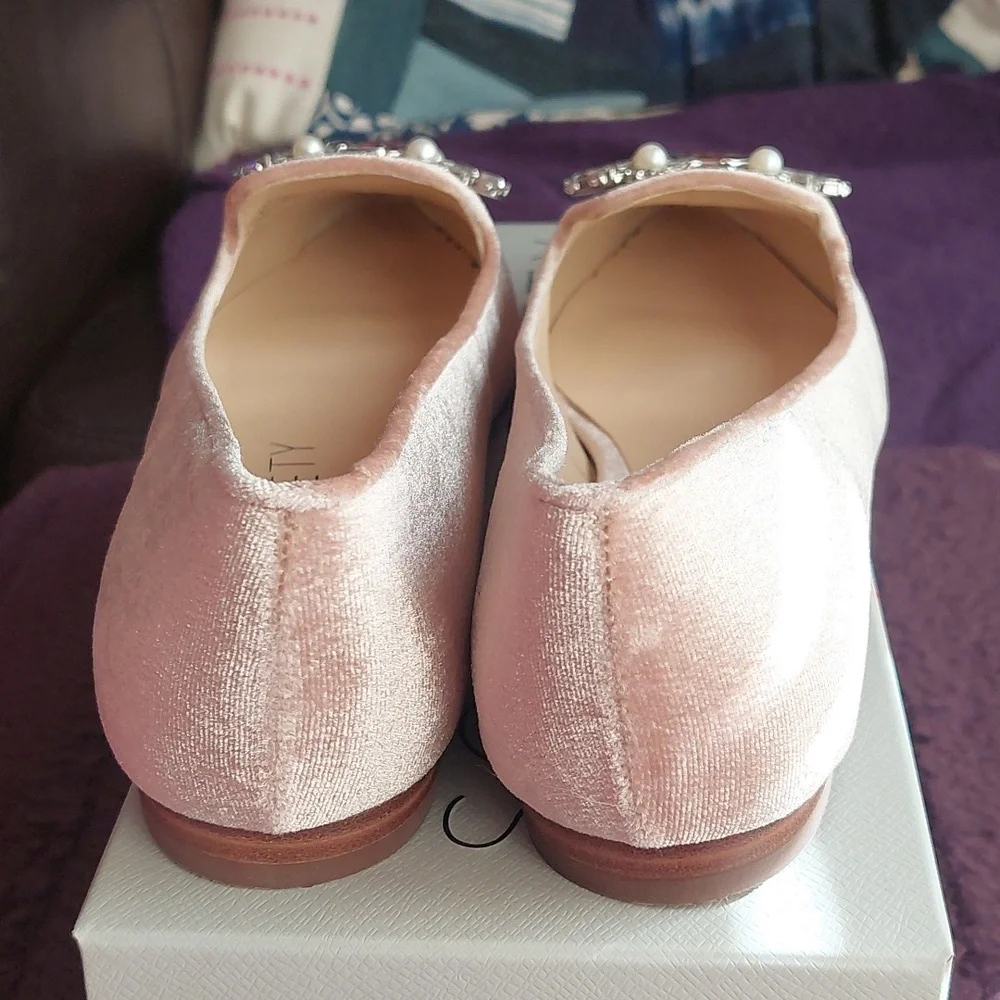 Sole Society Blush Embellished Flats - Picture 4 of 6